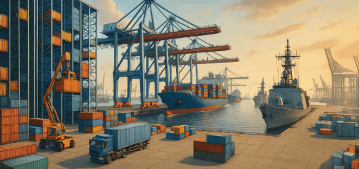 Seehafen-Modernisierung für Wirtschaft und Verteidigung: Eine Dual-Use-Strategie zur Modernisierung durch Hochregallogistik