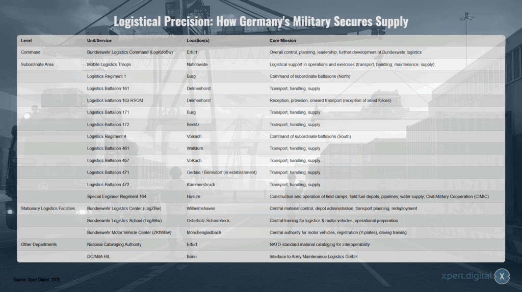 Logistische Präzision: Wie Deutschlands Militär die Versorgung sichert