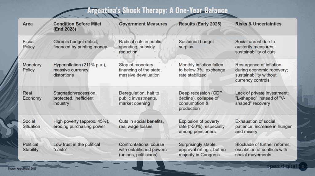 Argentiniens Schocktherapie: Eine Bilanz nach einem Jahr