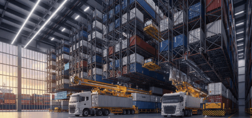 Container-Tetris war gestern: Container-Hochregallager und Schwerlastlogistik revolutionieren die globale Hafenlogistik