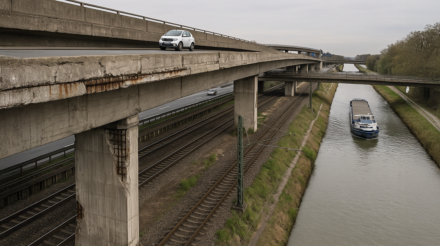 Roads, railways, waterways: Why Germany's infrastructure is threatened with collapse despite record budget