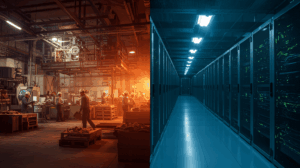 Strategische Verständnisfragen: Fabrik gegen Rechenzentrum? Schnell & riskant vs. langsam & stabil?