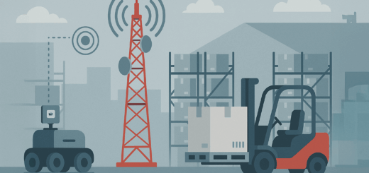 Schlüsseltechnologie Mobilfunkmasten für Industrie 4.0: Sensortechnik, Autonomie und Automation in der modernen Lagerwirtschaft