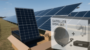 Solaranlagen/Solarpark Click-Paketlösung: Als Paket aufeinander abgestimmt, schneller installiert und bis zu bis zu 30 % günstiger