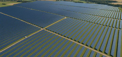 Park Słoneczny | Größter Solarpark in Polen/Niederschlesien mit 303 MW auf über 260 Hektar nordöstlich von Wrocław