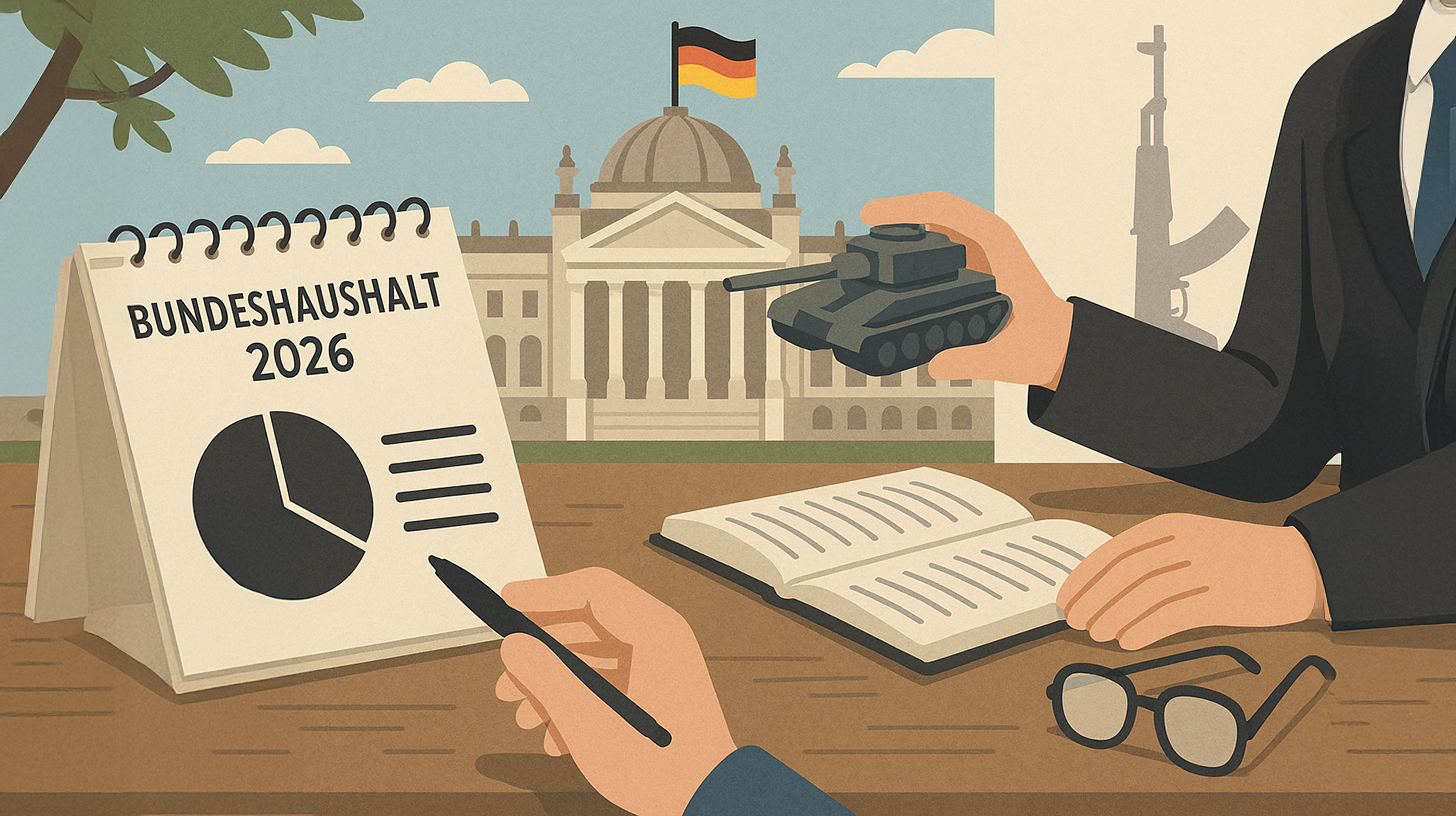 Bundeshaushalt 2026: Haushaltsberatungen und Verteidigungsausgaben in der Sommerpause