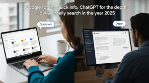 Google for quick info, ChatGPT for depth: This is how we really search in 2025