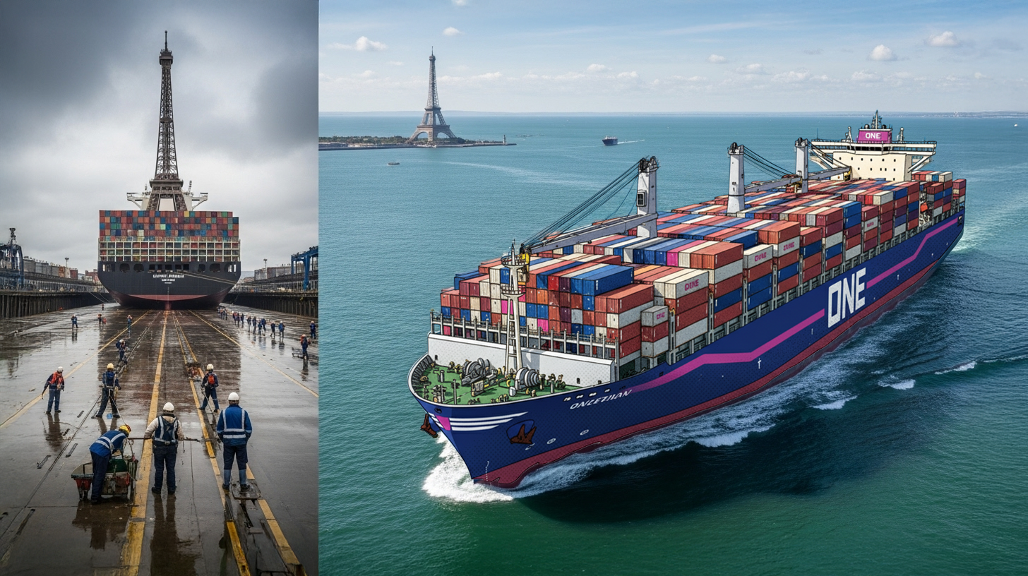 Container-Rekord-Schiff ONE Innovation: Ein Schiff, größer als der Eiffelturm – Effizienz-Wunder oder teures Risiko?