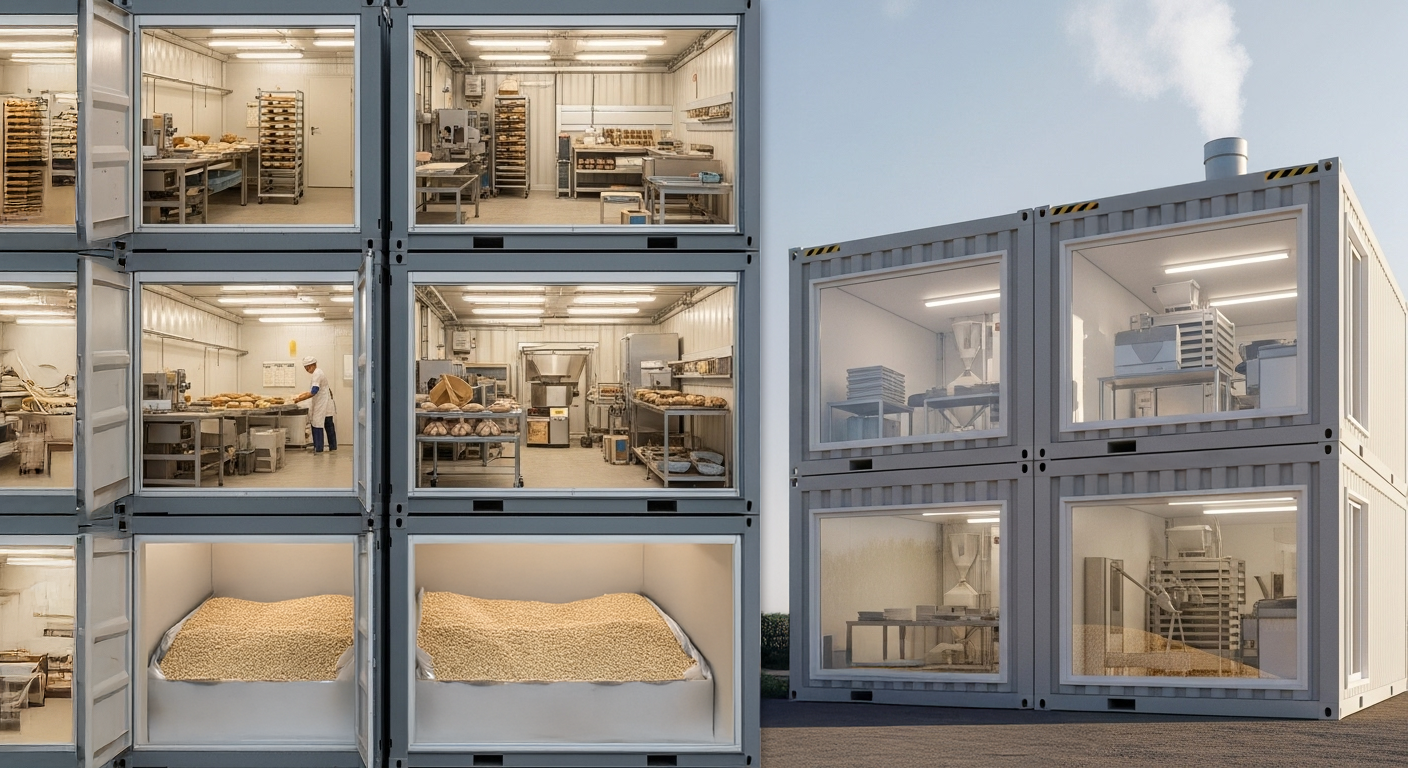 Container-Lösungen zur Ernährungssicherheit in Krisenzeiten: Von der Getreidereserve zur vollintegrierten Nahrungsmittelproduktion