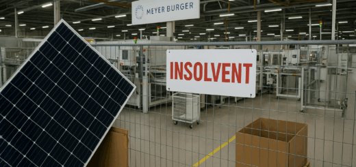 Meyer Burger Insolvenz und das Ende der europäischen Solarindustrie - 645 Arbeitsplätze weg