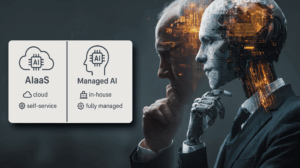 ما الفرق بين الذكاء الاصطناعي كخدمة (AIaaS) والذكاء الاصطناعي المُدار؟ مقارنة تحليلية لنموذجي تقديم الذكاء الاصطناعي