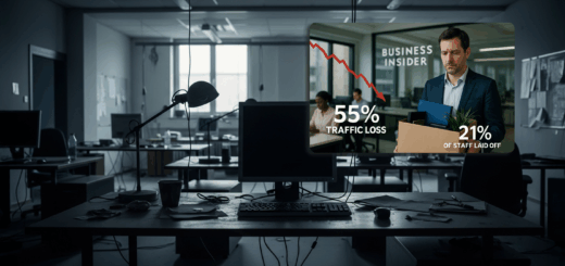 Mai 2025 - KI frisst Klicks: Nach 55% Traffic-Verlust muss das Medienhaus 'Business Insider' 21% der Belegschaft entlassen