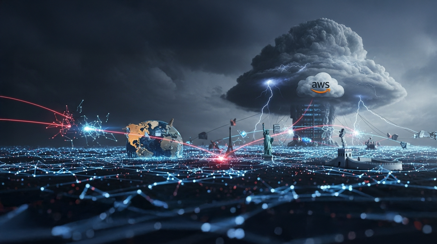 Heute Amazon Web Services (AWS) Ausfall und die Cloud-Falle: Wenn digitale Infrastruktur zur geopolitischen Waffe wird