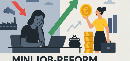 Wirtschaftskrise? Auch die negativen Auswirkungen der Minijobs auf die deutsche Wirtschaft hinterfragen und optimieren!