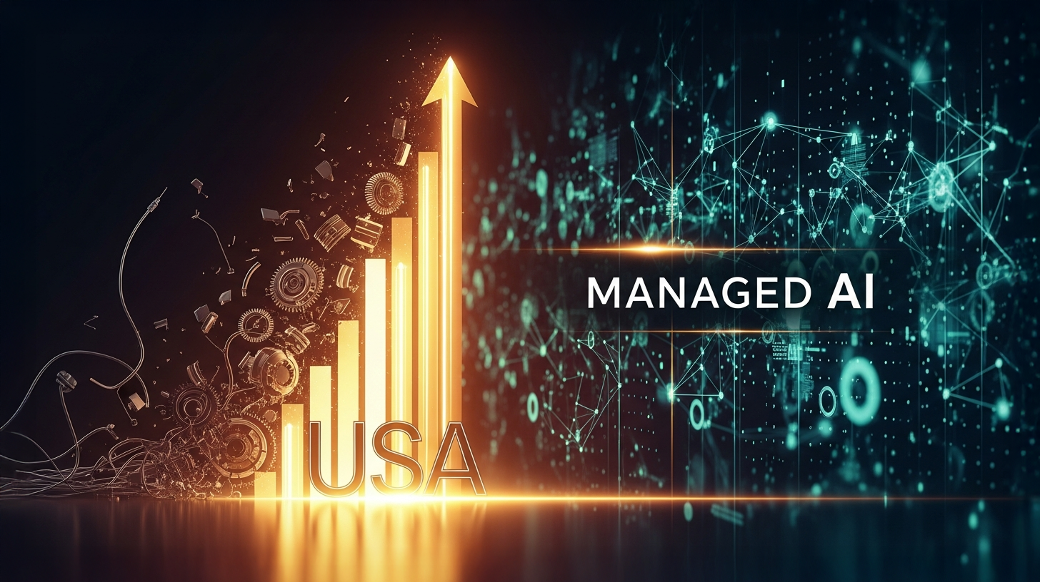 AI प्रोजेक्ट्स फेल? अमेरिकी अर्थव्यवस्था में सफलता का राज़: प्रबंधित AI कैसे प्रतिस्पर्धा को बदल रहा है?
