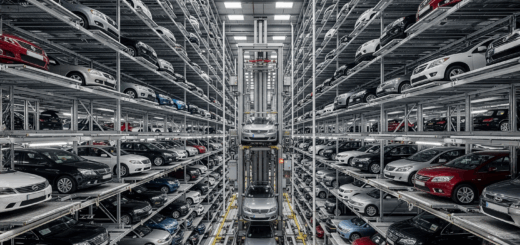 Eine Multi-Storage-Garage für 10.000 Fahrzeuge