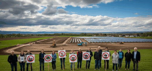 Kontroverse um den geplanten Solarpark in Rossach: Zwischen Energiewende und Bürgerwiderstand