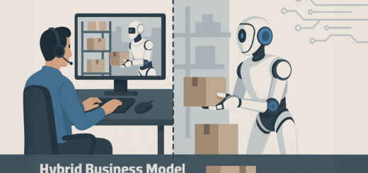 Das hybride Geschäftsmodell von teleoperierten Robotern als Übergangsphase zur vollständigen Automatisierung