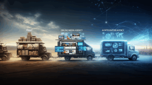 Трансформация отрасли: цифровой онлайн-караван движется дальше — от печатного и онлайн-медиа-агентства к агентству по интеграции ИИ