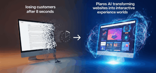Verlieren Sie auch Kunden nach 8 Sekunden? Wie die Plaros KI Webseiten in interaktive Erlebniswelten verwandelt