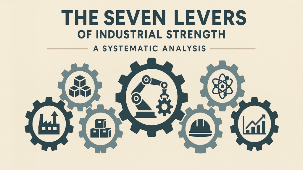 Семь рычагов восстановления промышленной мощи: систематический анализ