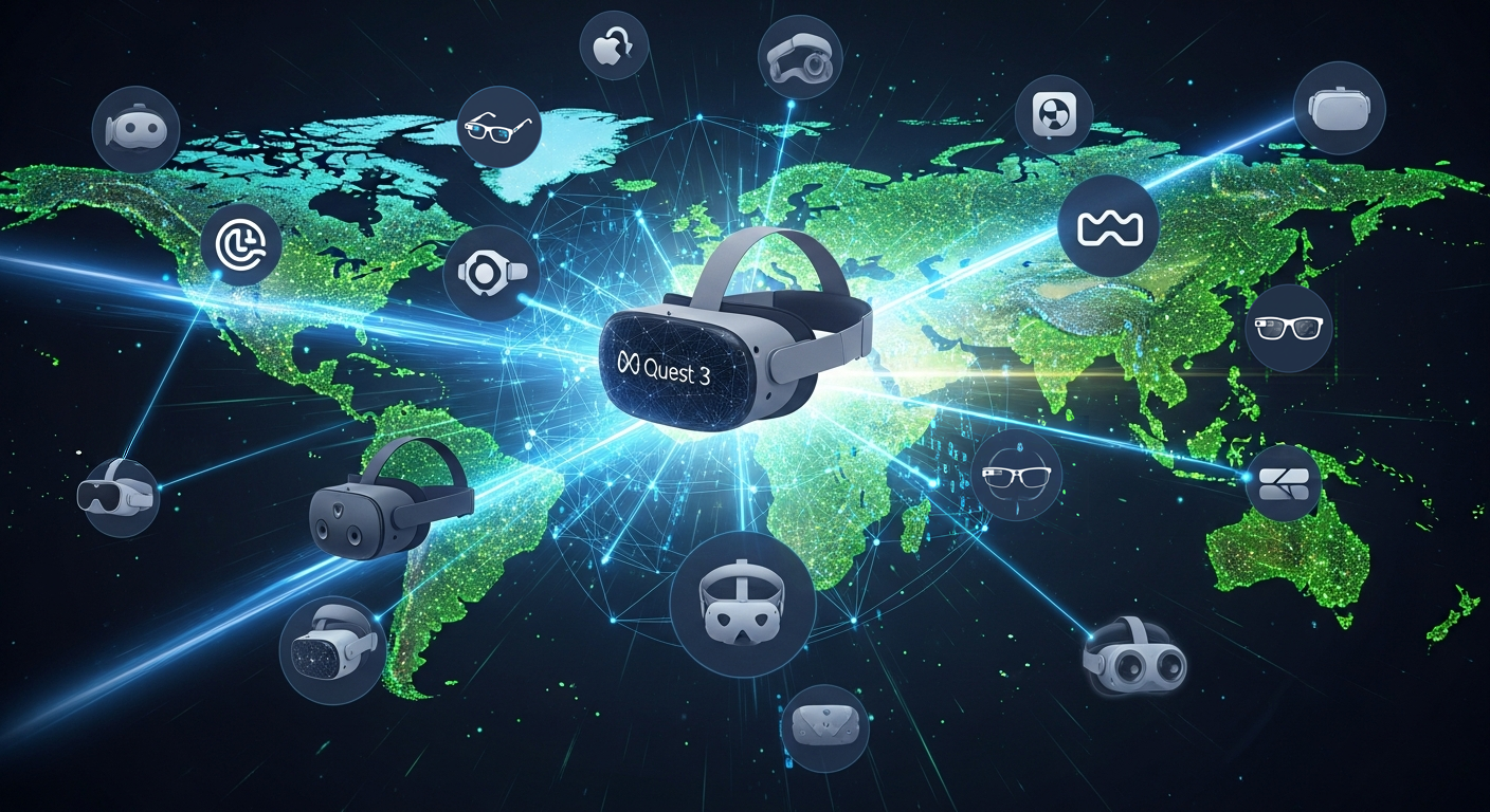 هل لا يزال ميتاكويست 3 رائد السوق العالمية؟ الواقع الافتراضي المستقل والواقع المختلط: المعركة العالمية من أجل المستقبل الرقمي