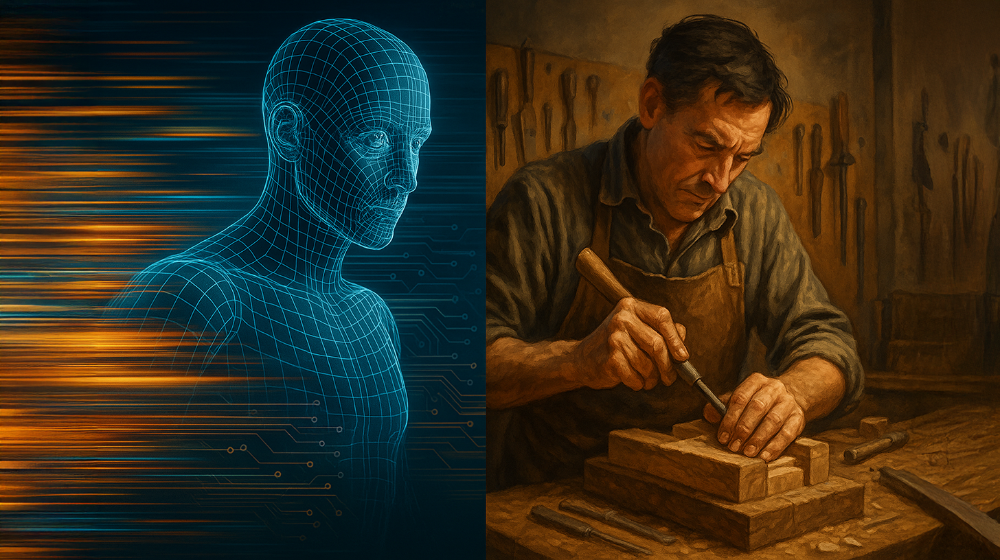 Розрив між симуляцією та реальністю: стрімке прискорення розвитку штучного інтелекту та незамінна майстерність