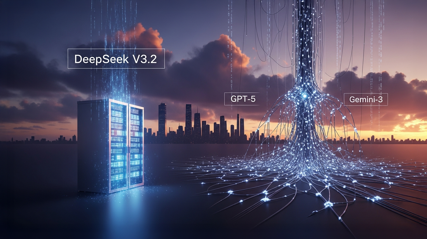 DeepSeek V3.2 Konkurrent auf GPT‑5 und Gemini-3 Niveau UND lokal auf eigenen Systemen einsetzbar! Das Ende der Giga-KI-Rechenzentren?