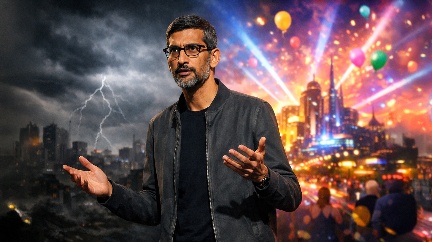 Сундар Пичаи между двумя мирами – как генеральный директор Google предупреждает отрасль, но продолжает свой путь