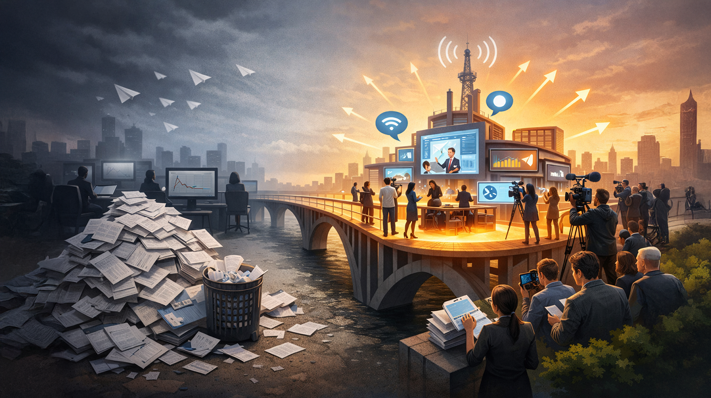 📰➡️ Almost no press releases are read or used by the media 🗑️📉 Building  your own media reach is the most effective solution 🚀, but how? 🤔