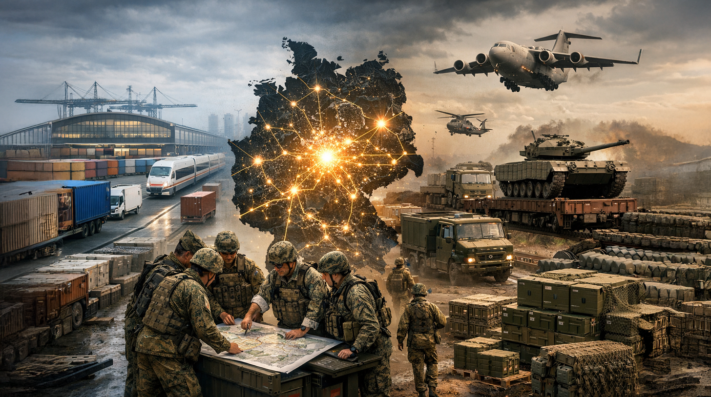 🕊️➡️🚚 Wanneer vredesinfrastructuur oorlogslogistiek wordt | 🇩🇪🔄🥵 Het  Duitse operationele plan: De logistieke hub onder druk