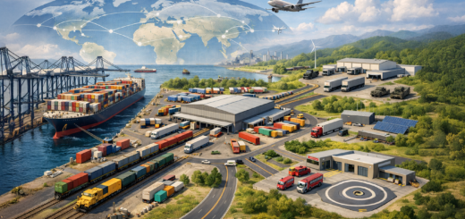 Systém „hub-and-spoke“ v logistice: Od globálních kontejnerových sítí k regionální infrastruktuře dvojího užití