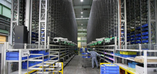Quando a Daifuku ajuda a tradicional empresa japonesa Komatsu a repensar seus armazéns: A transformação da intralogística