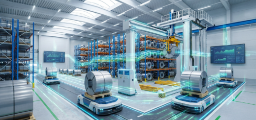 Stockage intelligent de bobines – fini les contraintes d'espace : comment le stockage automatisé de bobines triple la productivité des zones industrielles