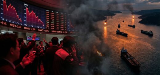 Caída de la bolsa | Las bolsas asiáticas en caída libre: Comienza la pesadilla global – El conflicto con Irán sacude el sistema financiero mundial