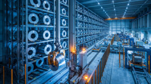 Almacenamiento de bobinas: mucho más que bobinas de acero: el sistema inteligente de almacenamiento de flejes cortados como clave para la producción y logística de flejes cortados totalmente automatizadas