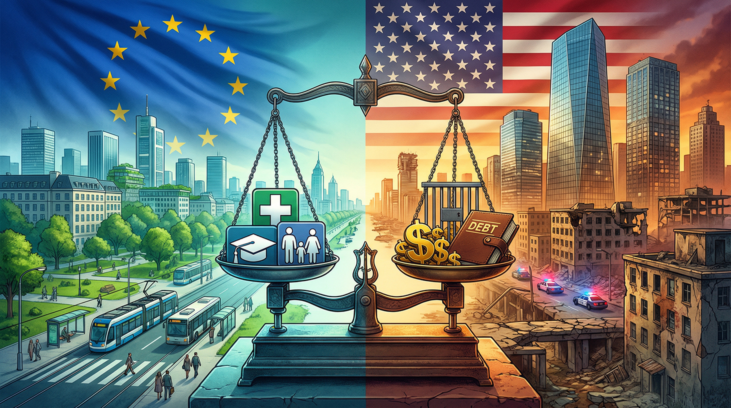 EU versus VS: een nuchtere blik op de feiten