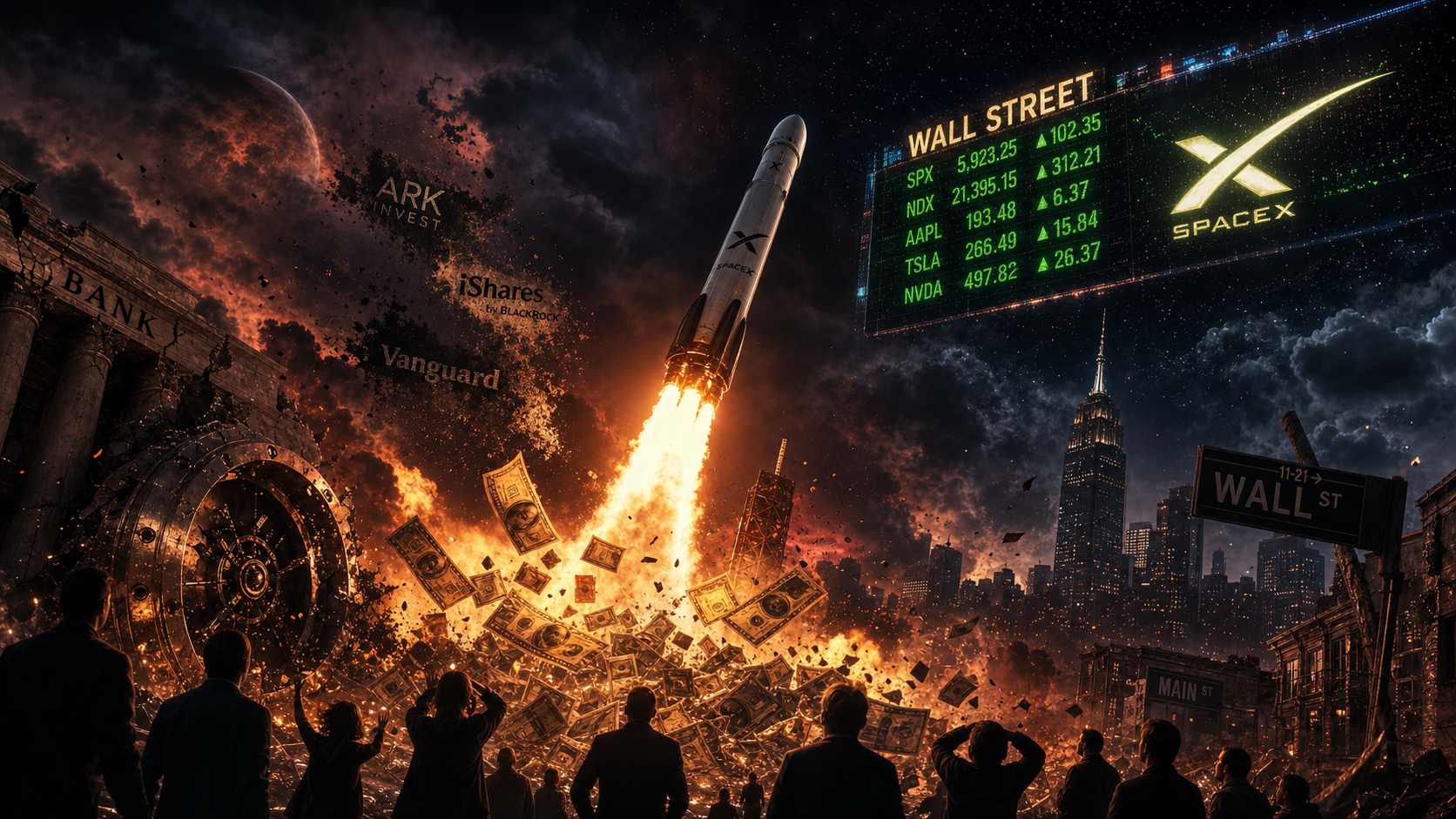 Perampokan bank di zaman modern? Redistribusi kekayaan legal terbesar dalam sejarah: IPO SpaceX dan arsitektur kesepakatan besar