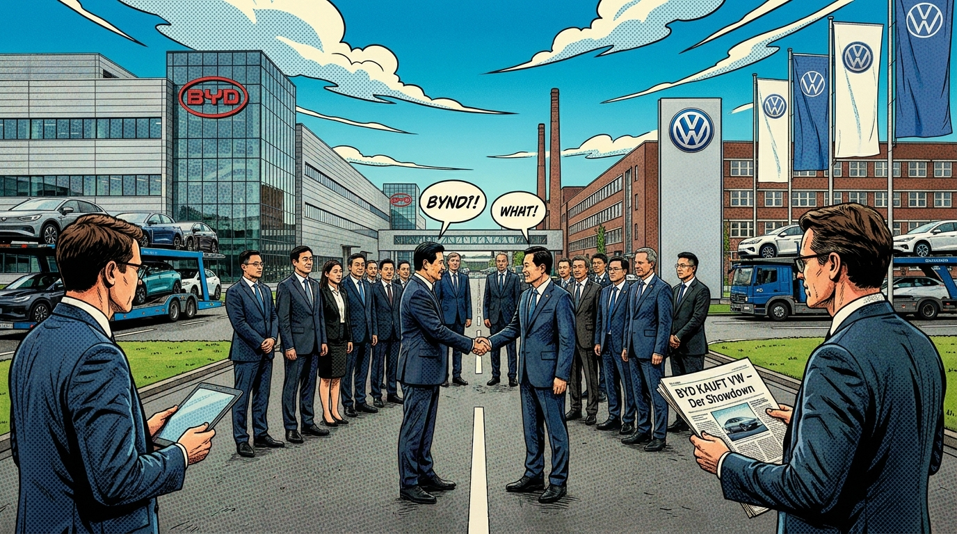 BYD ने VW को खरीदा – दो ऑटोमोटिव जगतों का टकराव: यथार्थवादी परिदृश्य या सोची-समझी साजिश?