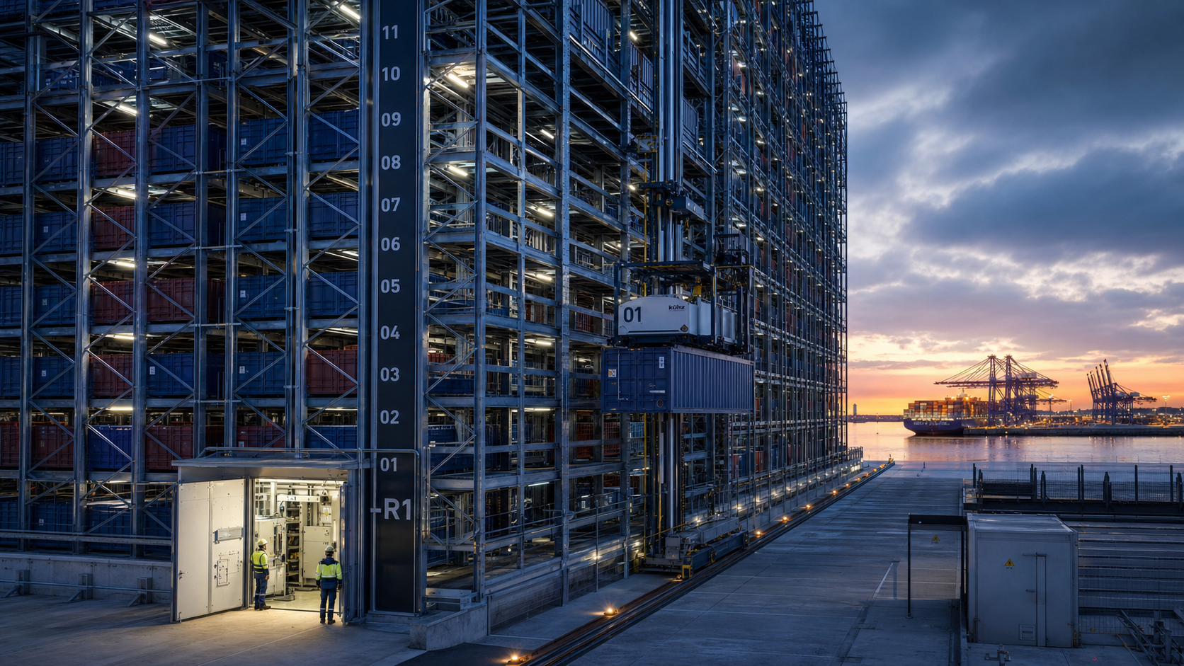 Basta con il riposizionamento dei container: come le gigantesche scaffalature stanno plasmando la logistica portuale del futuro