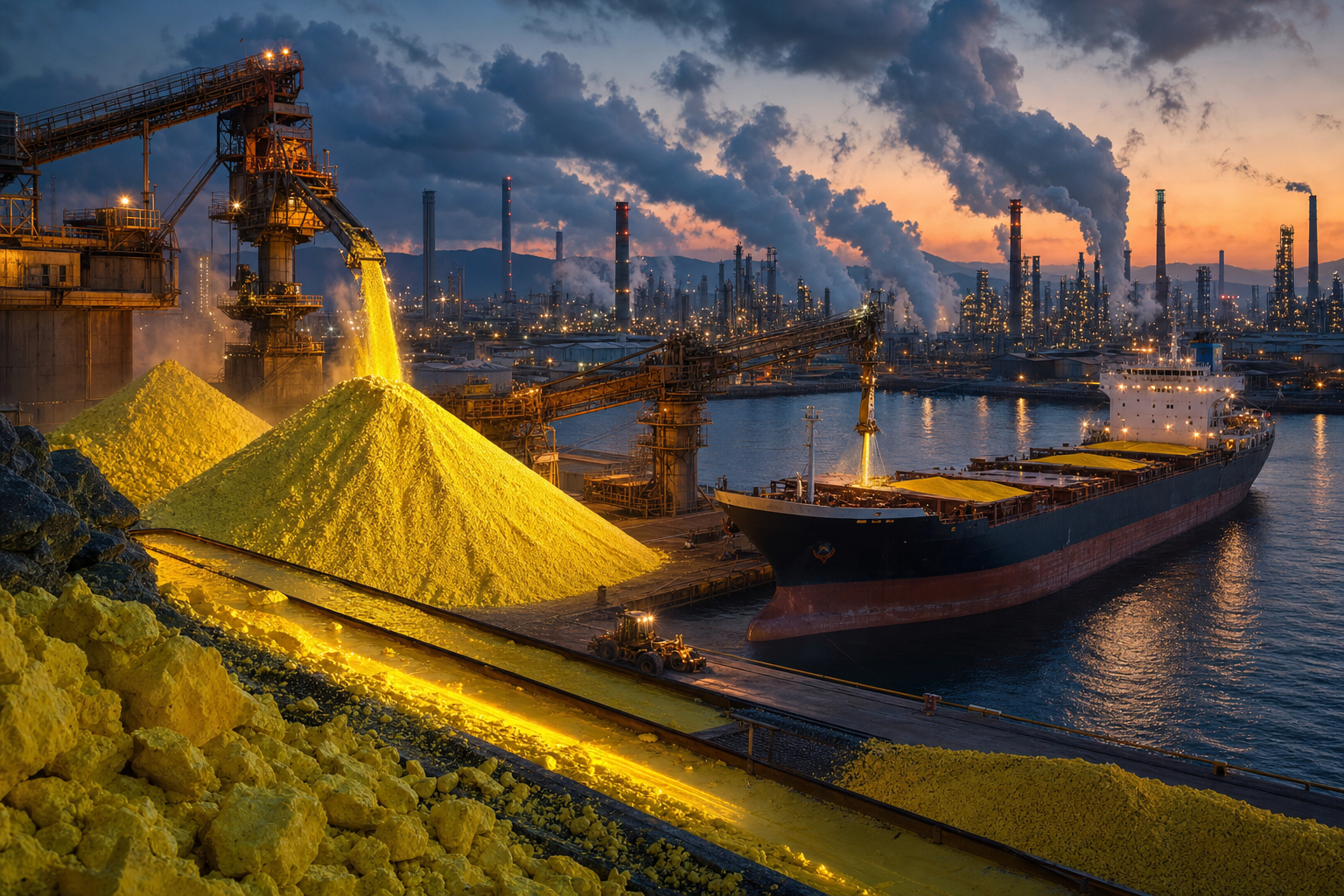 Die Hormuz-Krise eskaliert: Warum Schwefel jetzt der knappste Rohstoff der Welt ist