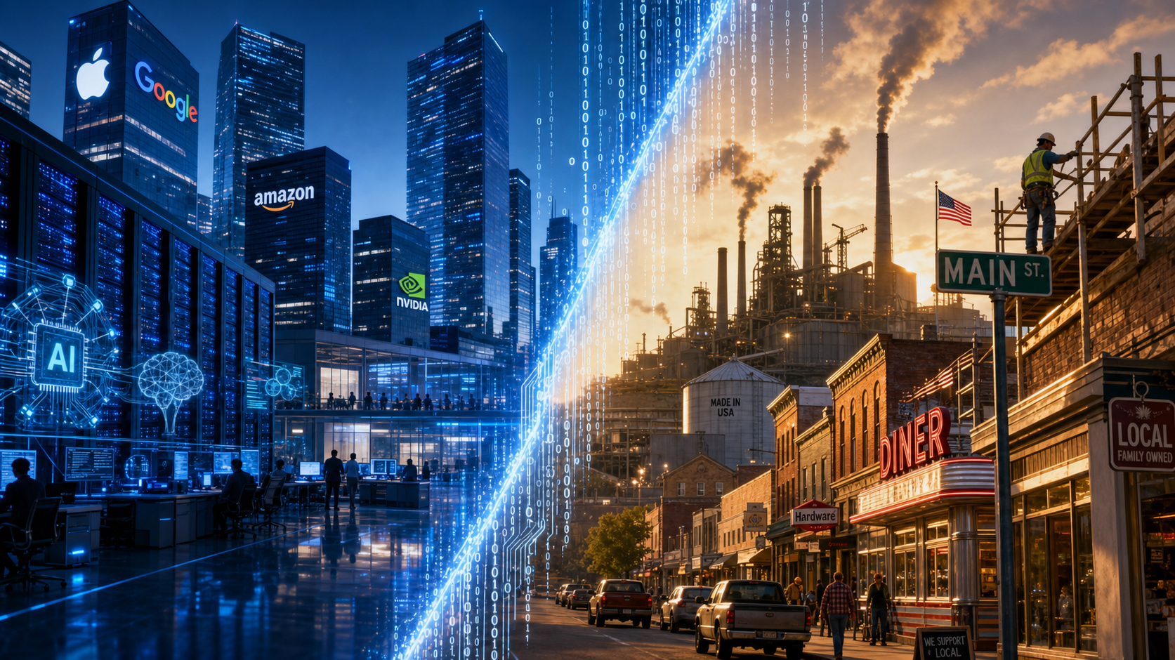 I due volti dell'economia americana: superpotenza digitale e economia strutturalmente di secondo piano – i perdenti nascosti dell'America