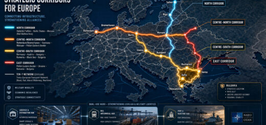 Europas neue Verteidigungsachsen: Vier militärische Korridore im TEN-T-System, Dual-Use-Hubs und die strategische EU-Infrastruktur