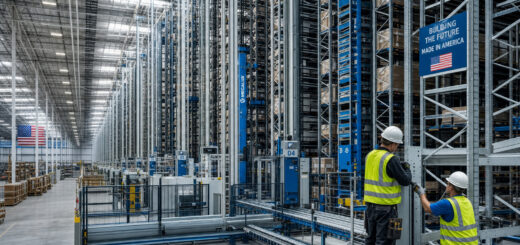 Heimlicher Gigant der E-Mobilität: Wie japanische Kräne und Roboter-Regale Amerikas neue Batterie-Mega-Fabriken am Laufen halten