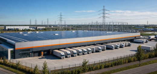 Wenn die Energiewende einen Lagerplatz braucht: Das neue Logistikzentrum der Netze ODR in Ellwangen