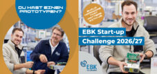 انضم إلينا! تحدي EBK للشركات الناشئة 2026: هذه الصفقة غير العادية تغير كل شيء بالنسبة لمؤسسي الأجهزة الألمان