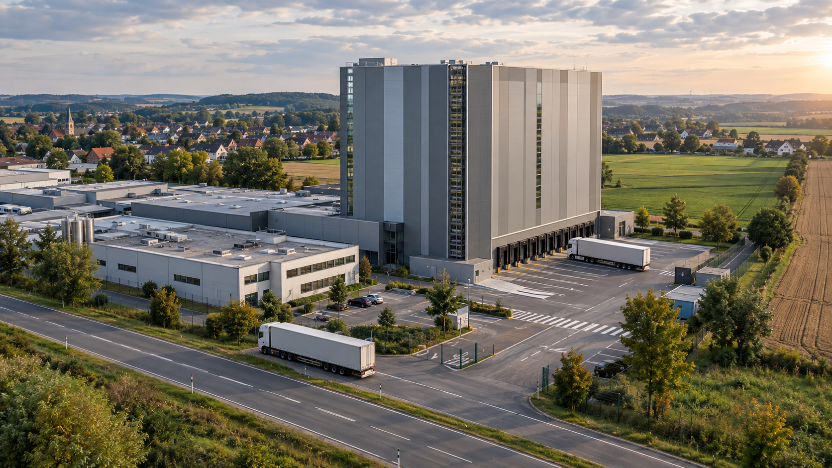 Rila Feinkost-Importe plant in Levern ein Logistikzentrums sowie die Erweiterung des Palettenlagers (Hochregallager)