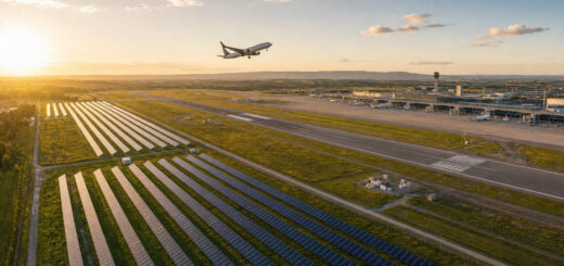 Parc solar gigantic: De ce aeroportul din Stuttgart se bazează acum pe energia solară – ofensivă solară pe pistă