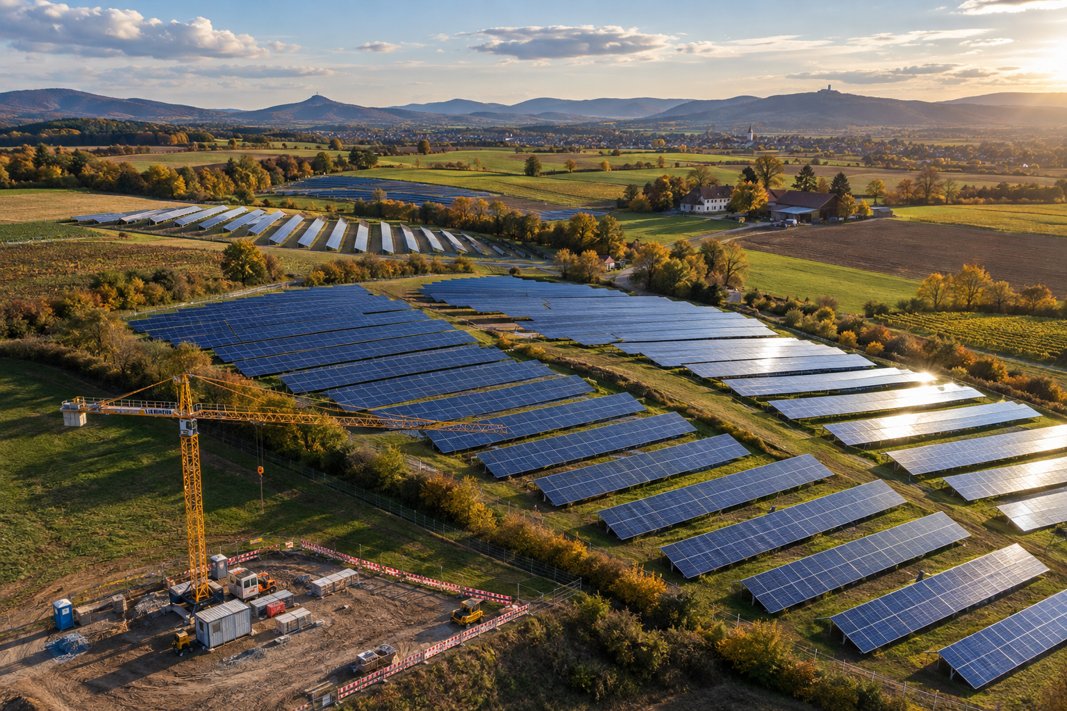 Progetto di un mega parco solare a Dietrichingen: 77 campi da calcio per la protezione del clima: come un piccolo villaggio del Palatinato sta affrontando con successo la transizione energetica