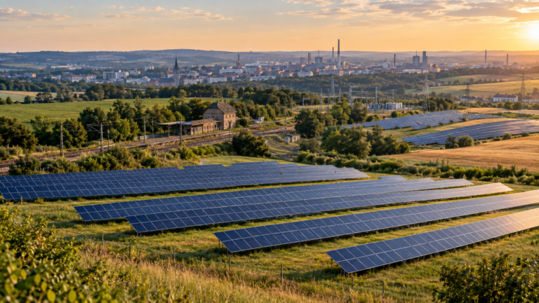 ケムニッツの巨大太陽光発電プロジェクト:なぜヴィトゲンスドルフがエネルギー転換の試金石となっているのか